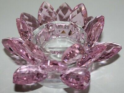 Julien macdonald crystal lotus store flower tea light holders