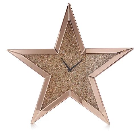 JM by Julien Macdonald Encapsulated Crystal Star Clock